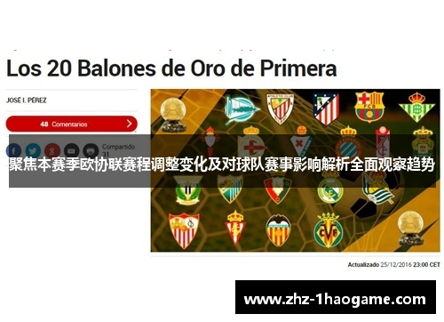 聚焦本赛季欧协联赛程调整变化及对球队赛事影响解析全面观察趋势 聚焦本赛季欧协联赛程调整变化及对球队赛事影响解析全面观察趋势